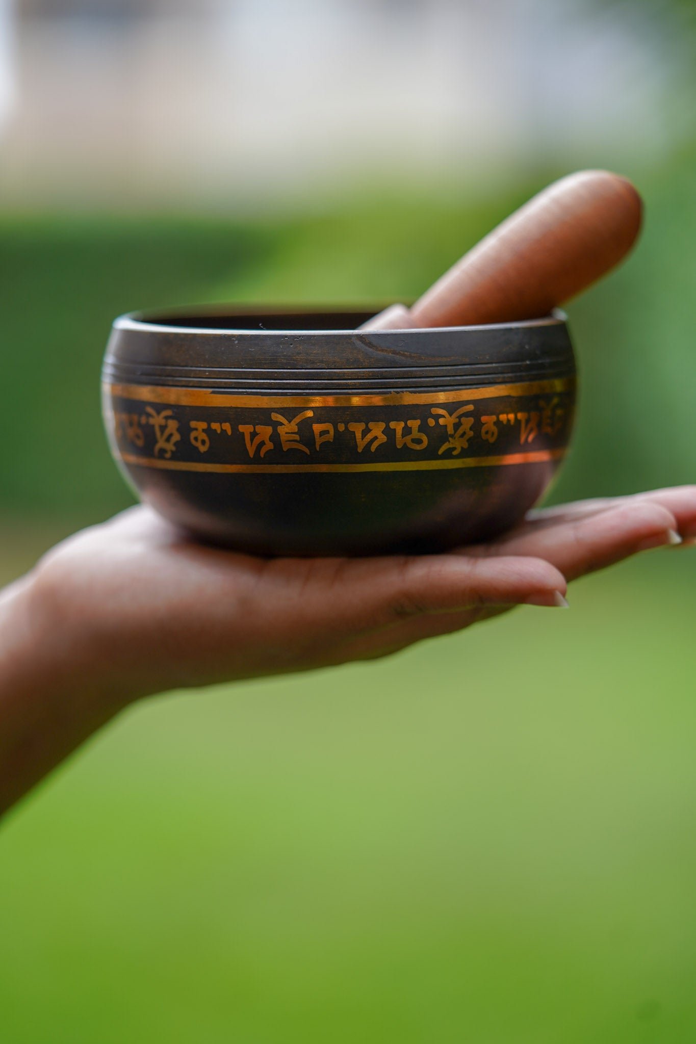 Lotus Art Singing Bowl - Image 4