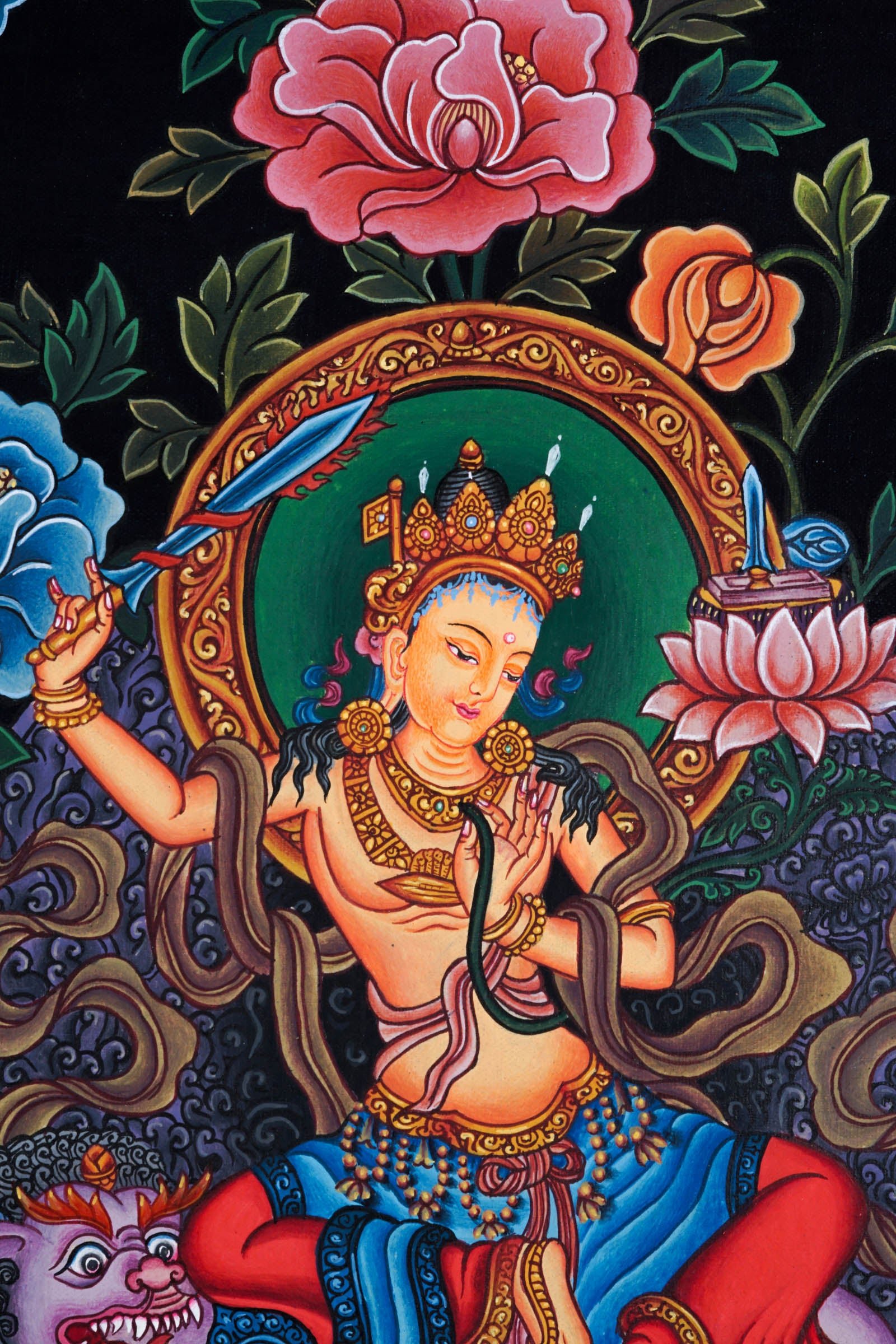 Manjushri Newari Thangka - Image 7