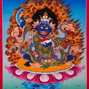 Mahakala Thangka painting