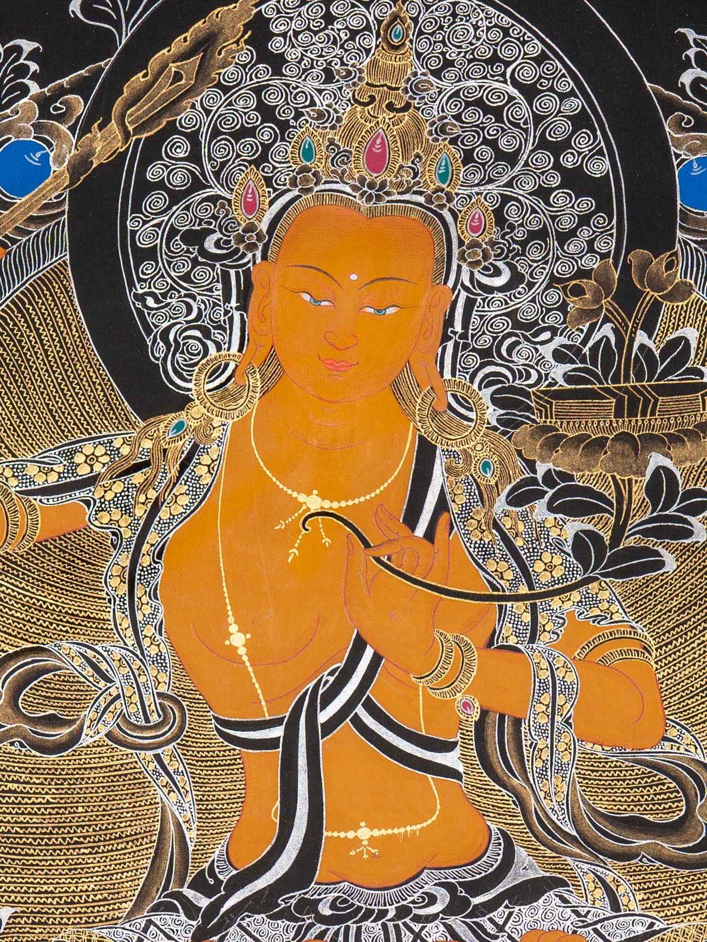 Manjushri Thangka - Bodhisattva of Wisdom - Image 2