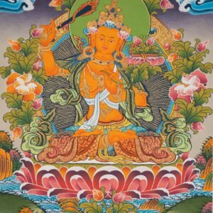 Tibetan Manjushri Thangka Art