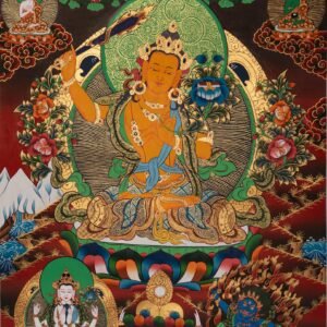 Tibetan Wisdom Manjushri Thangka