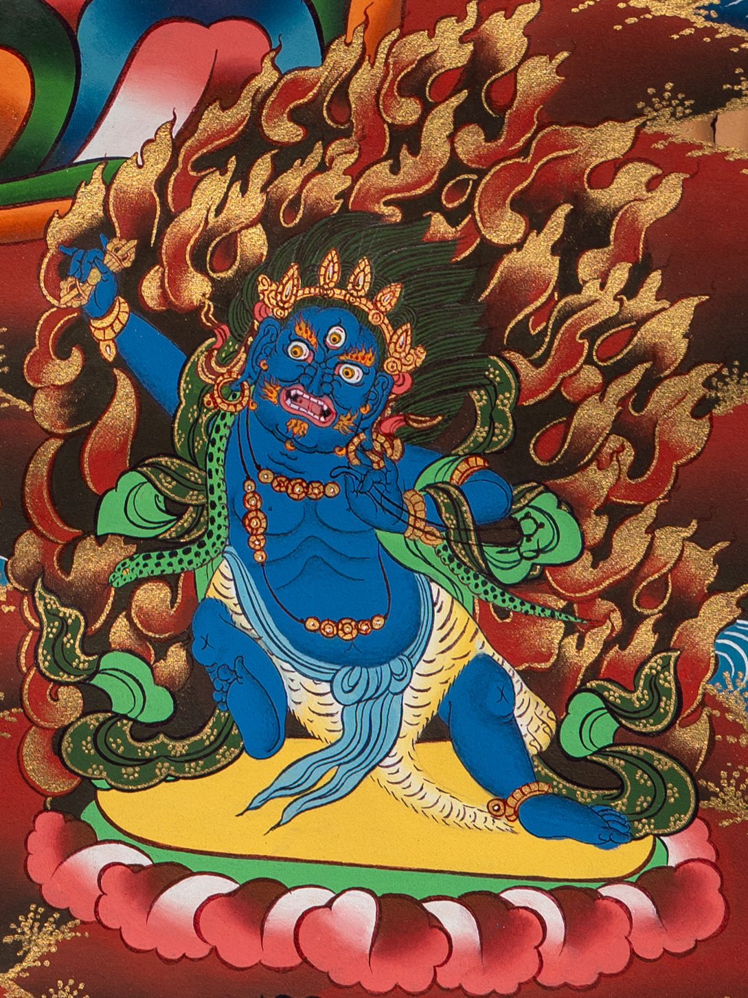 Tibetan Wisdom Manjushri Thangka - Image 4