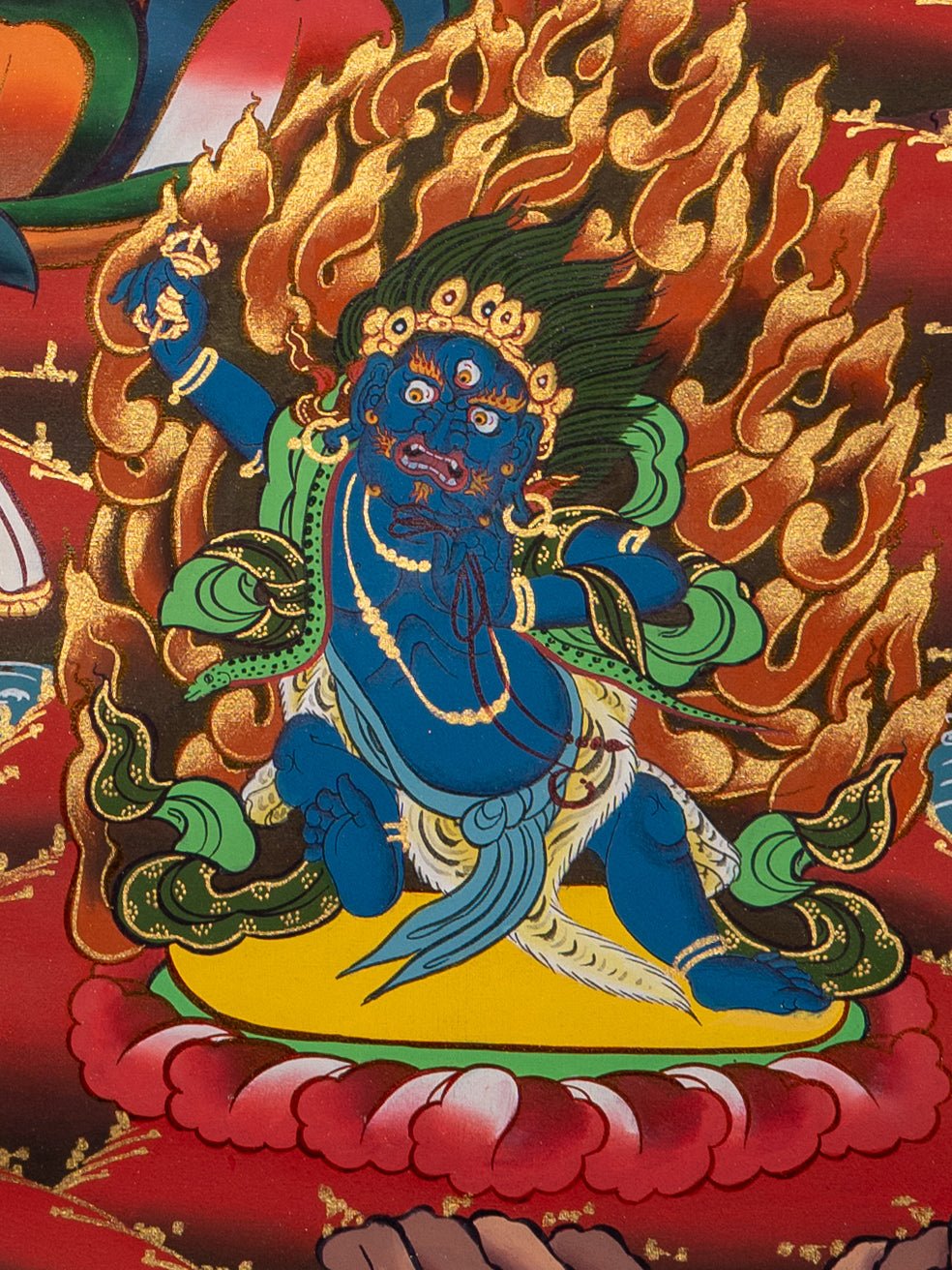 Manjushri Thangka – Bodhisattva of Wisdom - Image 4