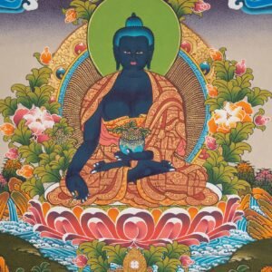 Medicine Buddha Thangka Painting