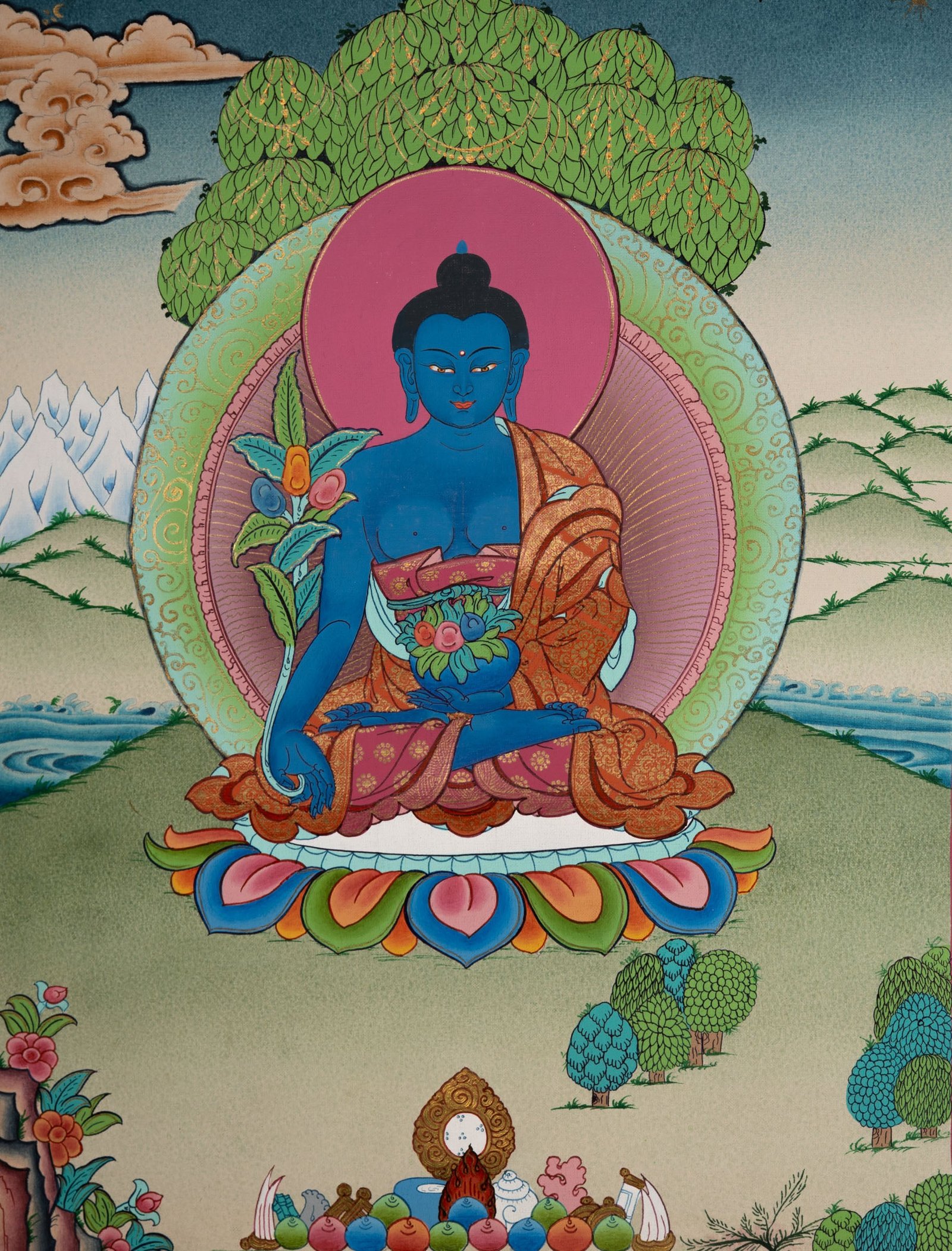 Medicine Buddha Thangka