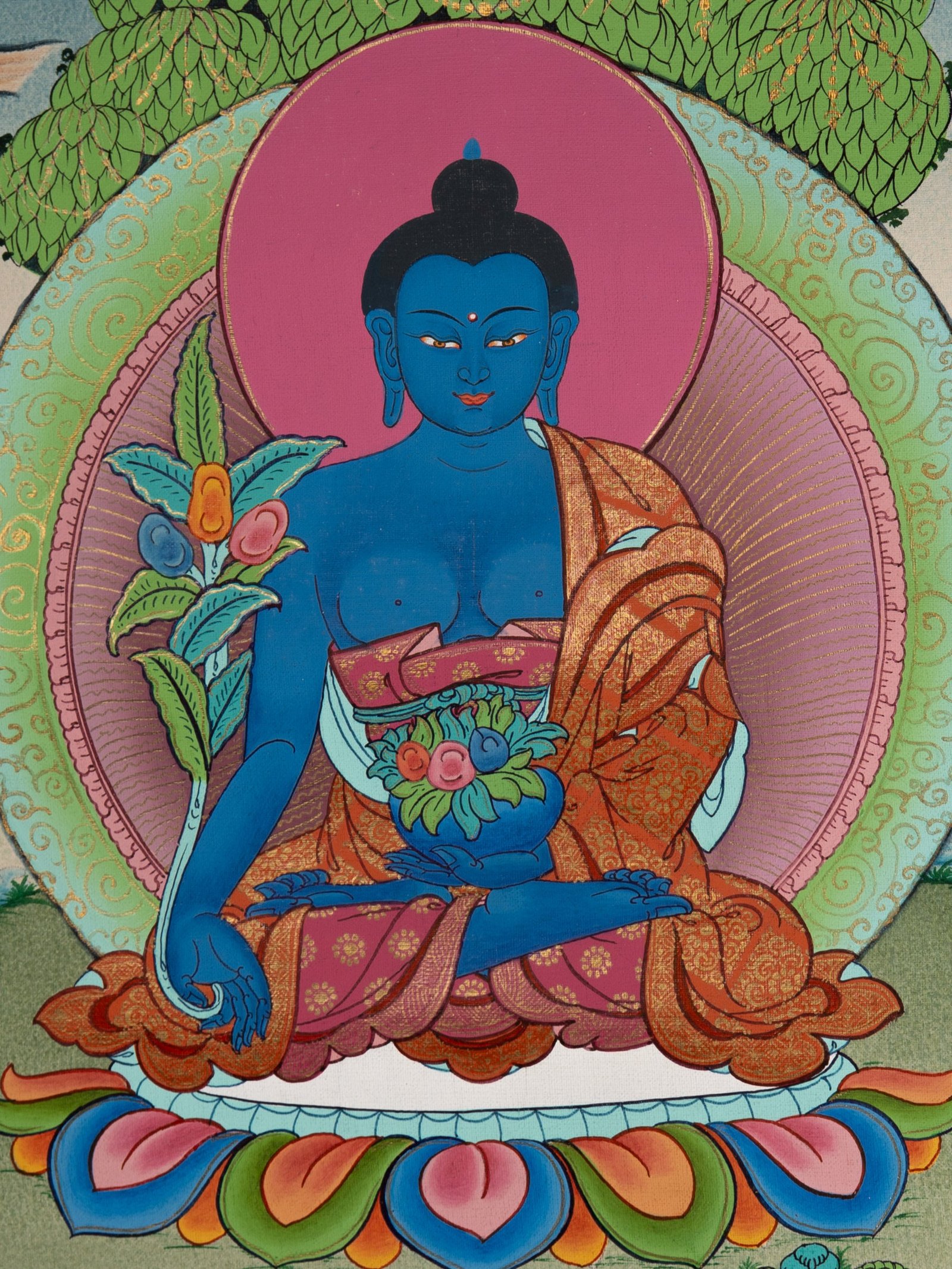 Medicine Buddha Thangka - Image 2