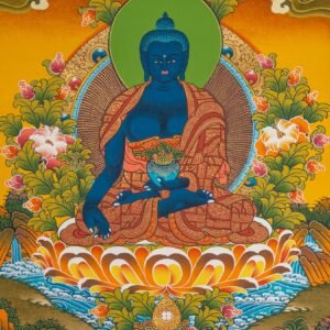 Tibetan Healing Buddha Thangka Painting