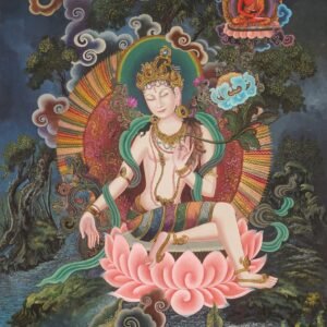 Chenrezig Newari Thangka Painting