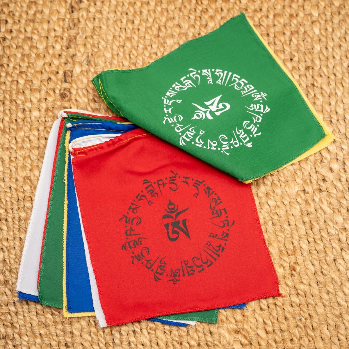 Tibetan Om Mantra Prayer Flag ( Lungta) - Image 4