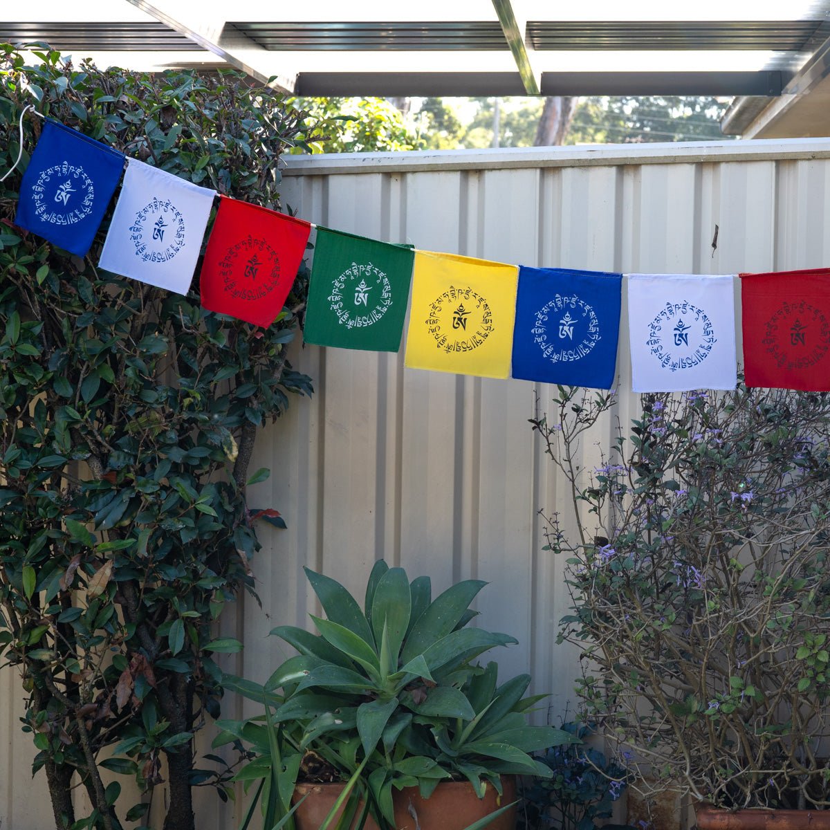 Tibetan Om Mantra Prayer Flag ( Lungta) - Image 2