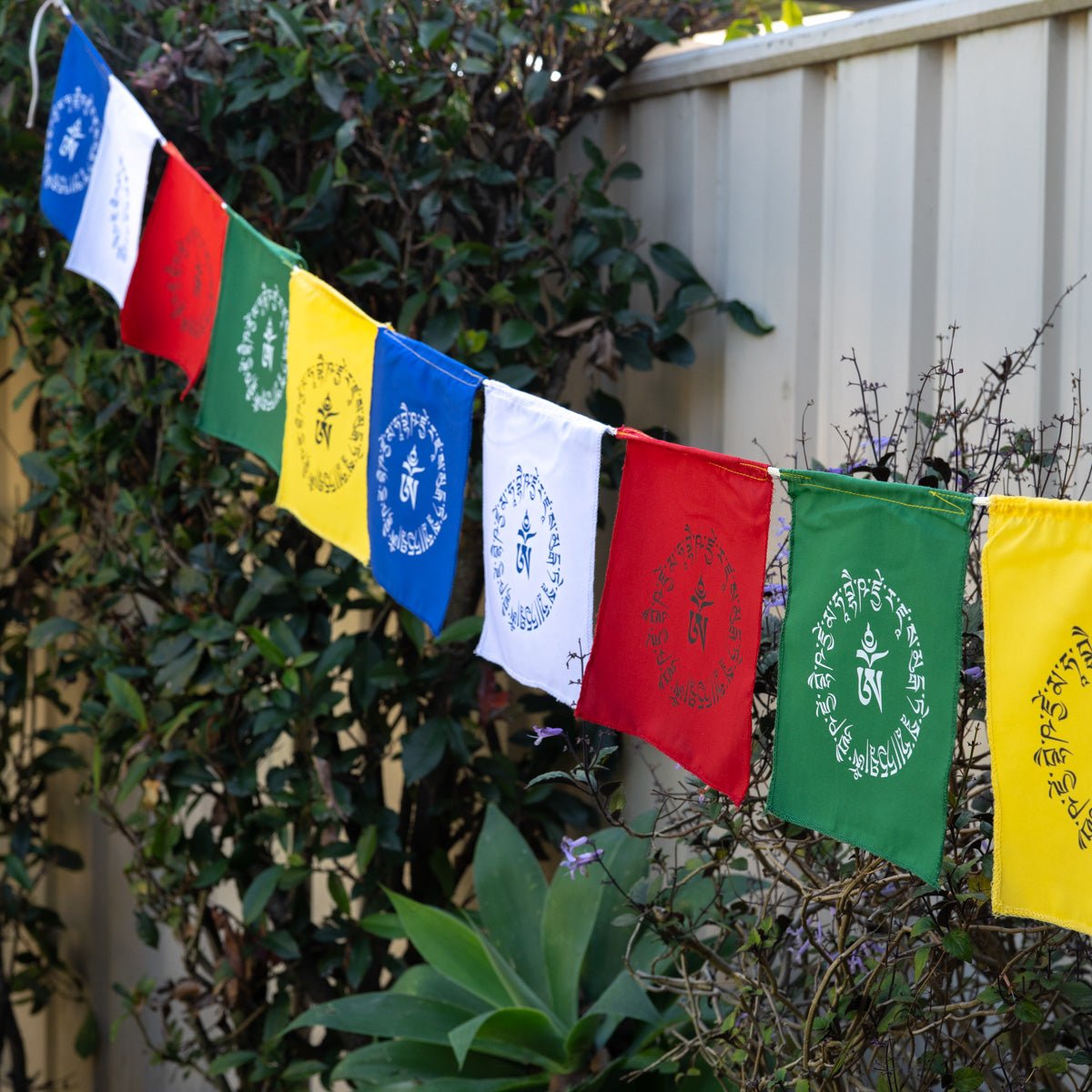 Tibetan Om Mantra Prayer Flag ( Lungta) - Image 3