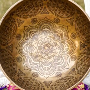 Lotus Cosmos Mandala - Singing Bowl