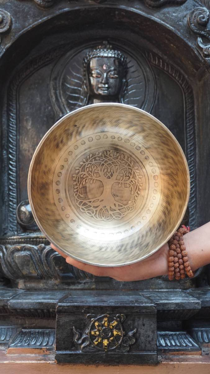 Singing Bowl - Tree of Life hand Painted
