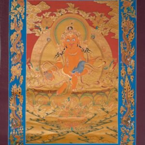 Tibetan Zambala Thangka Painting