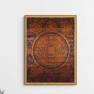 Old Antique Buddha Mandala Thangka for Sale