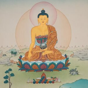 Shakyamuni Buddha Tibetan Thangka