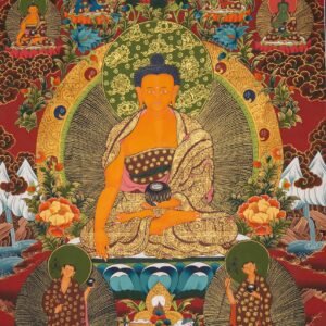 Tibetan Shakyamuni Buddha Thangka