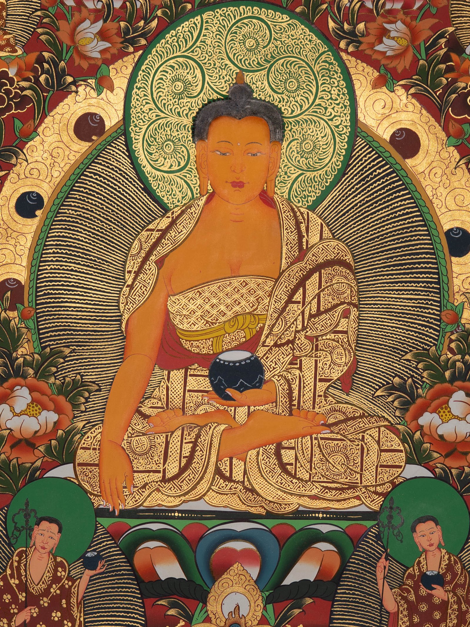 Sacred Shakyamuni Buddha Thangka - Image 2