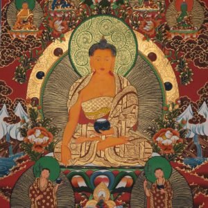 Sacred Shakyamuni Buddha Thangka