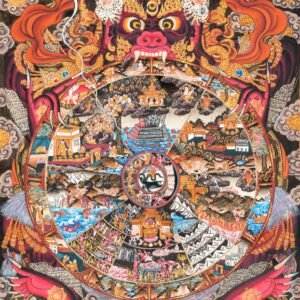 Wheel of Life - Samsara Thangka Painting