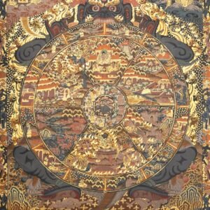 Wheel of Life (Bhavachakra) Thangka