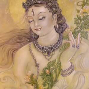White Tara Thangka Painting