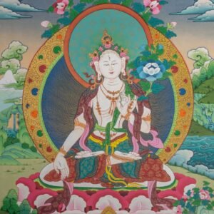 White Tara – The Healing Goddess Thangka