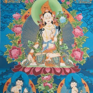 White Tara Thangka Painting