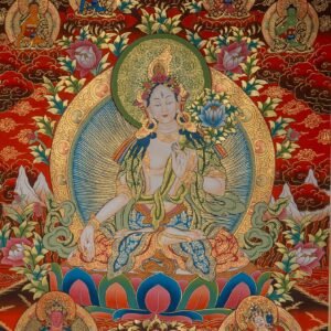Sacred White Tara Thangka