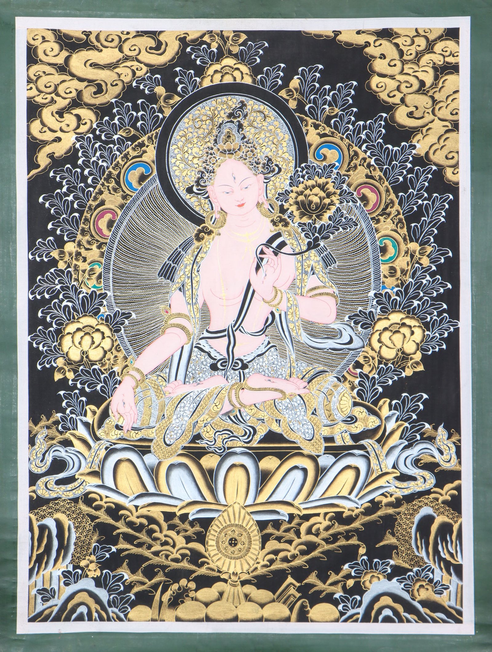 Tibetan White Tara Thangka