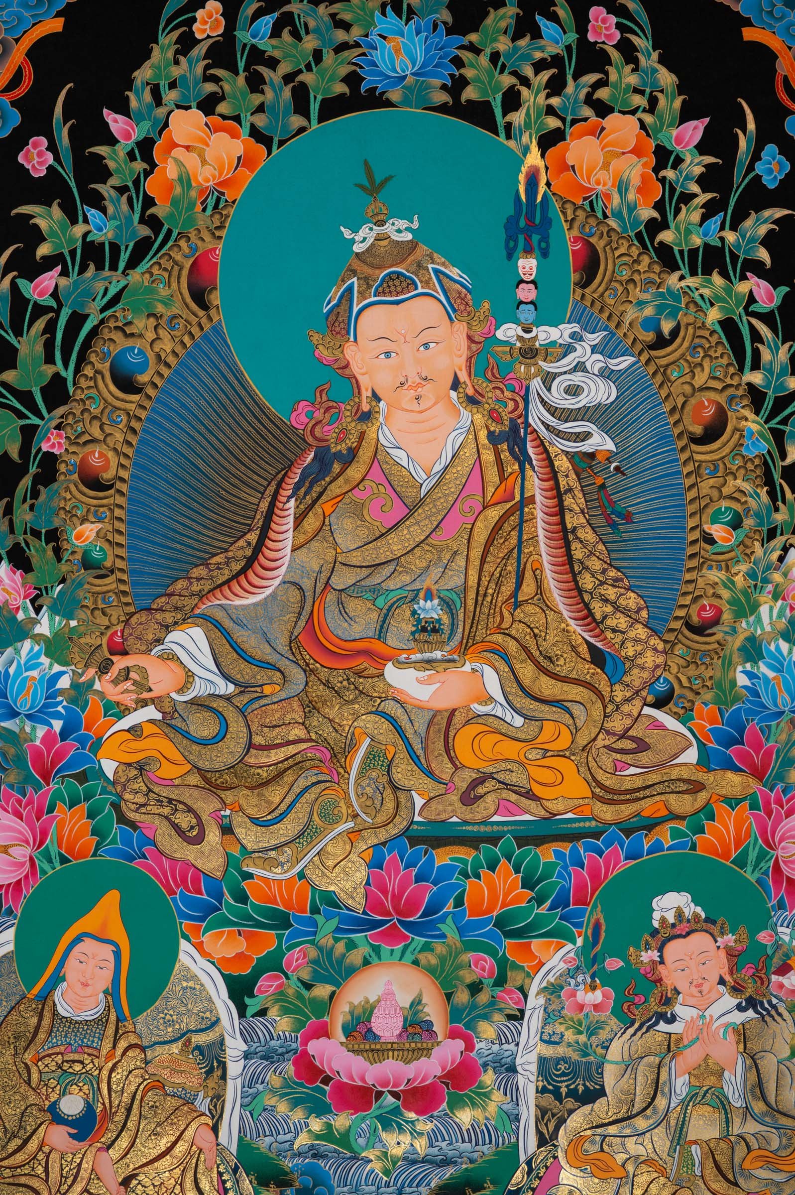 Guru Rinpoche Thangka Painting - Image 3