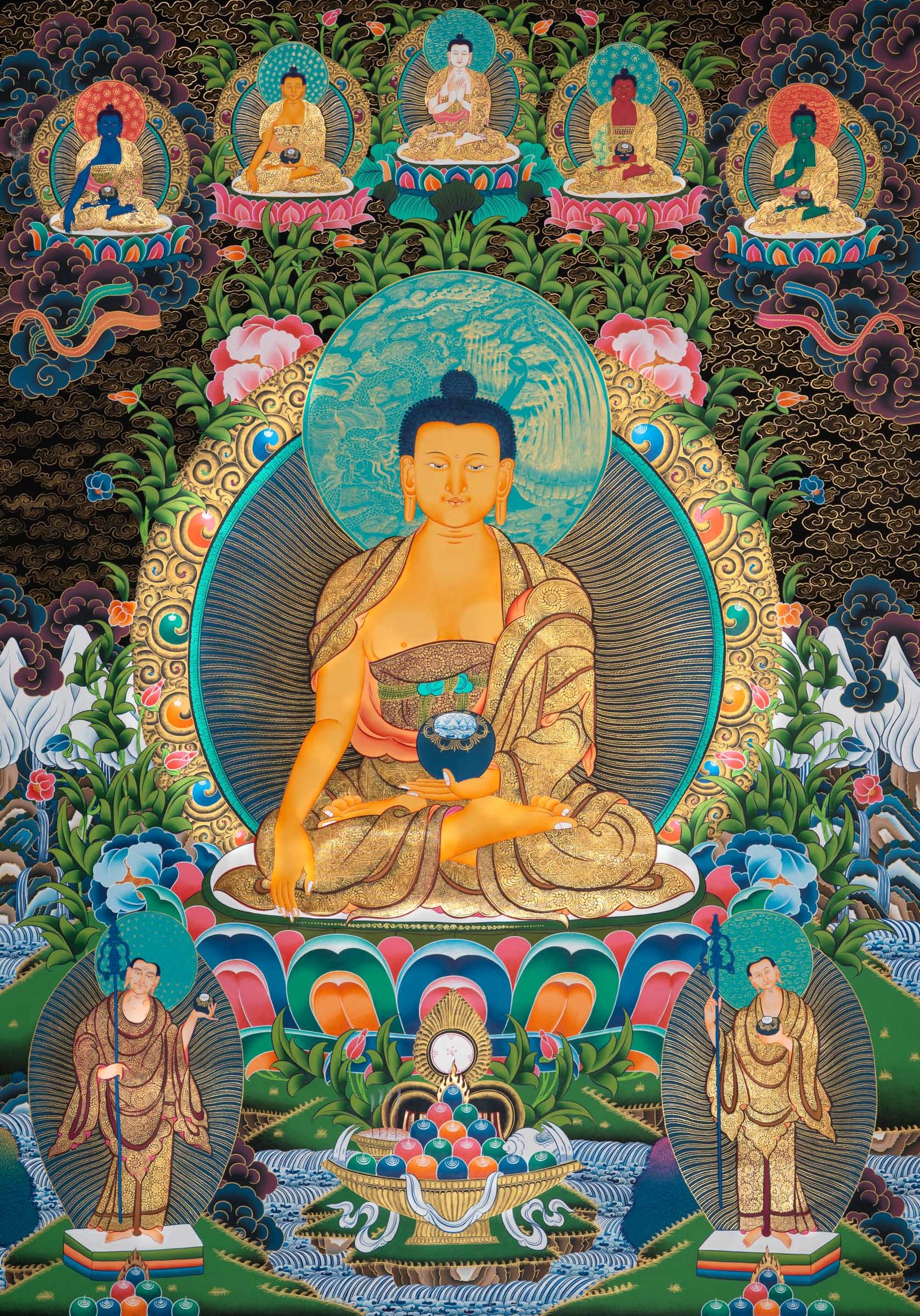 Shakyamuni Buddha Thangka Painting - Image 2