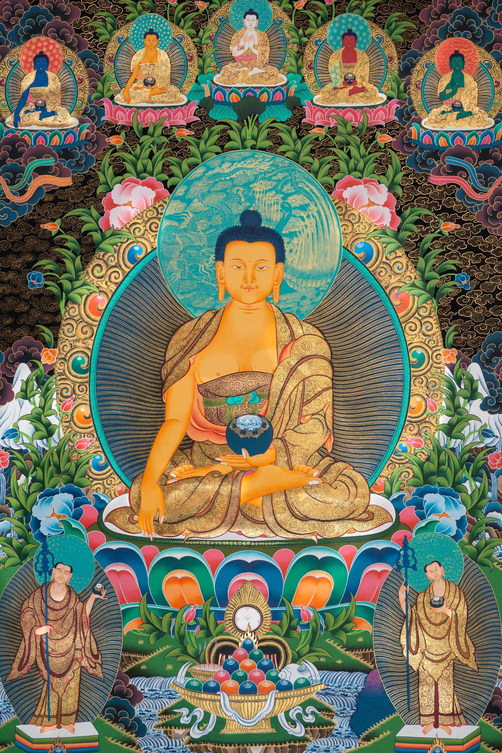 Shakyamuni Buddha Thangka Painting - Image 3