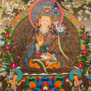 Sacred Guru Rinpoche Thangka