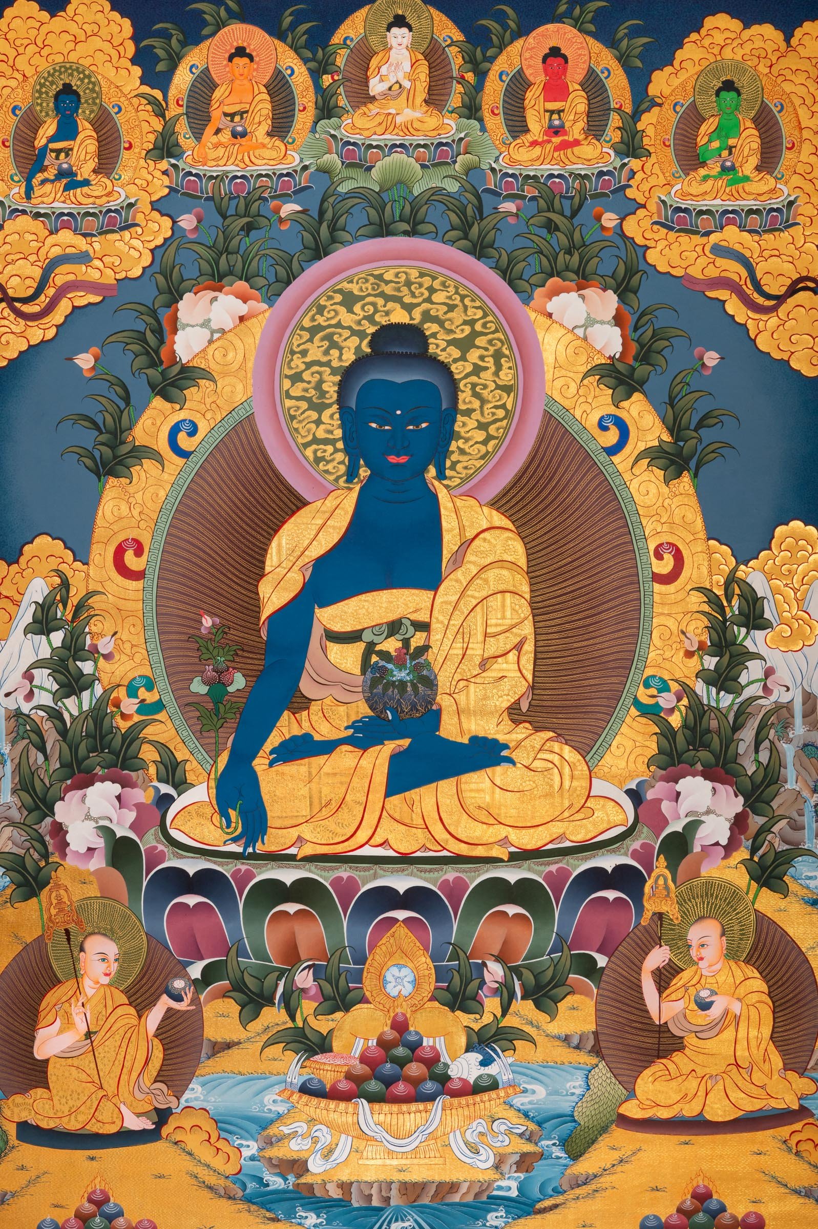 Medicine Buddha Thangka - Image 2