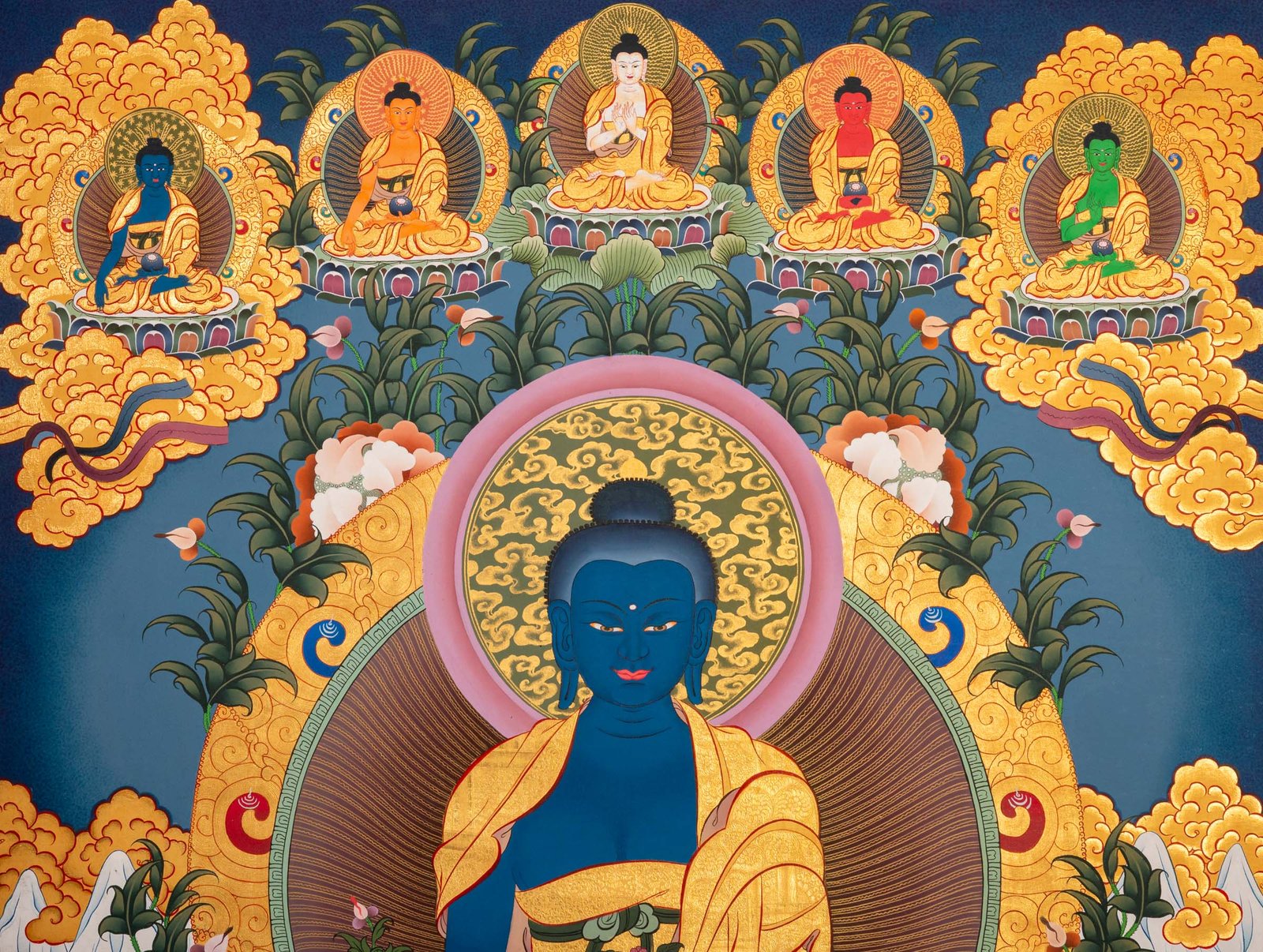 Medicine Buddha Thangka - Image 3