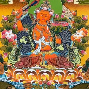 Manjushri Thangka Painting