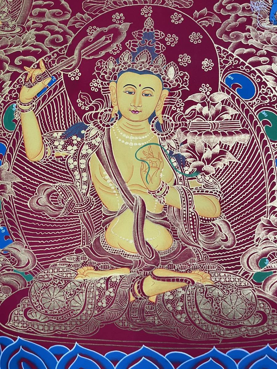 Manjushri Thangka Painting - Image 2