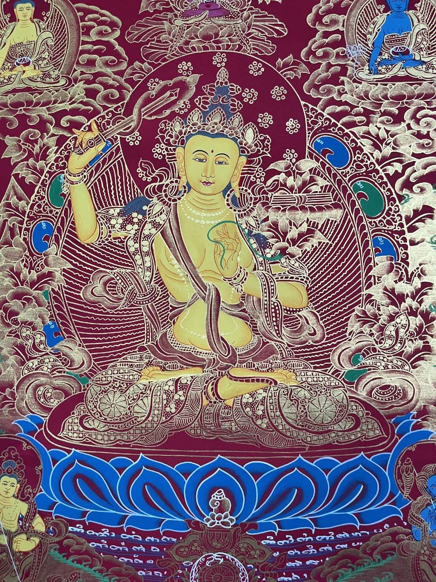 Manjushri Thangka Painting - Image 3