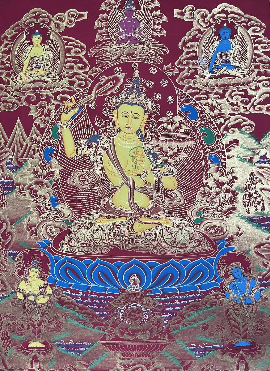 Manjushri Thangka Painting