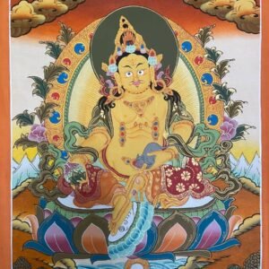 Small Size Zambala Thangka Art