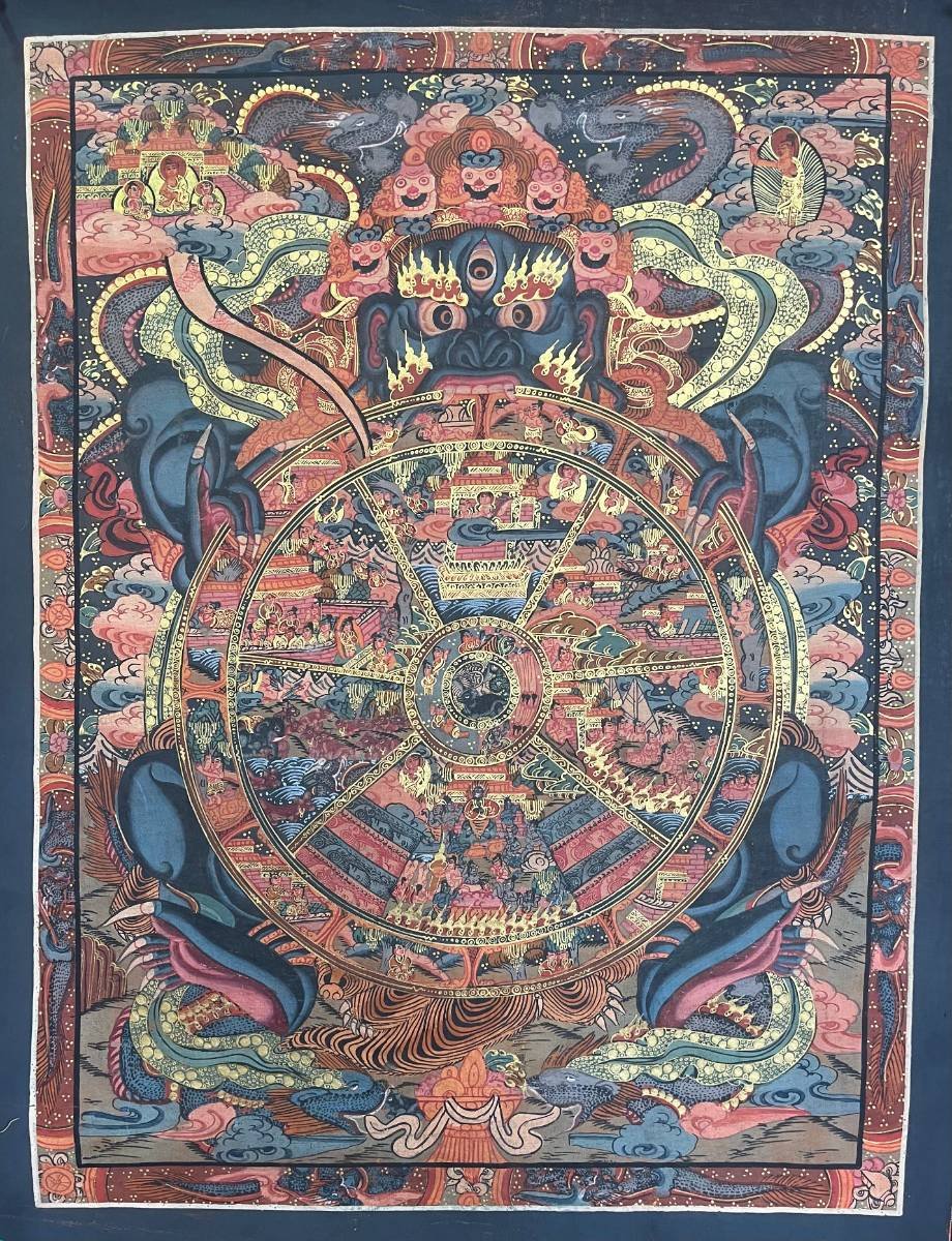 Wheel of Life Thangka Art
