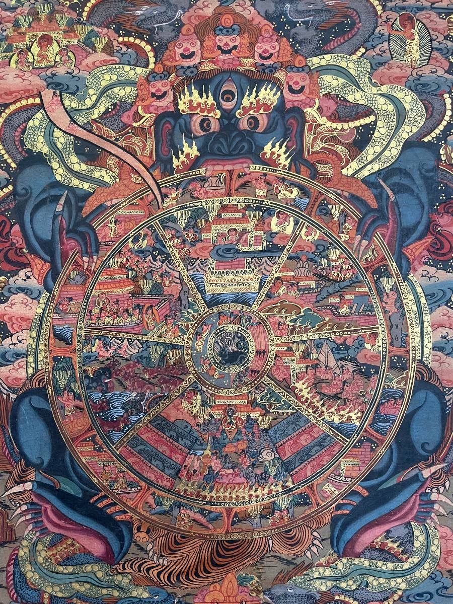 Wheel of Life Thangka Art - Image 2