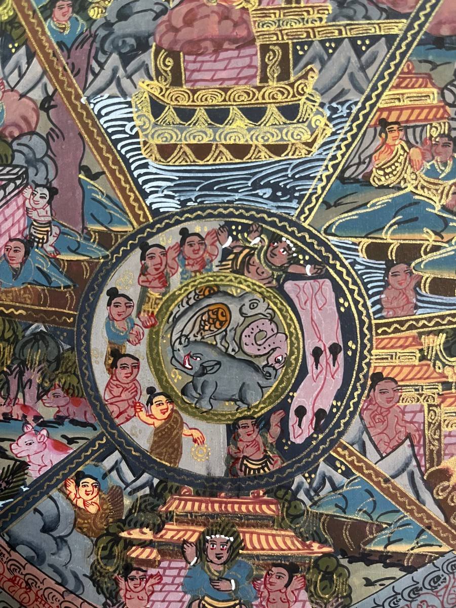 Wheel of Life Thangka Art - Image 9