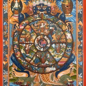 Bhavachakra Thangka - Samsara Buddhist Painting