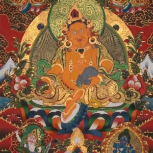 Zambala Deity Thangka Painting