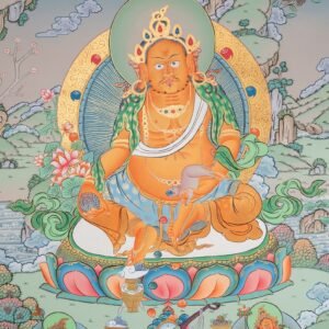 Zambala Meditation Wall Art Thangka