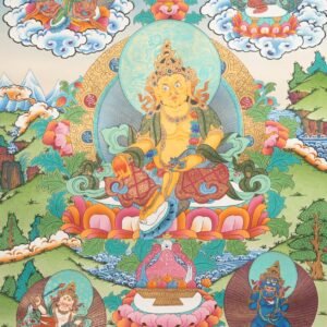 Tibetan Wealth Guardian Thangka
