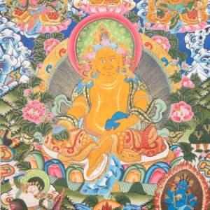 Hand-Painted Zambala Thangka